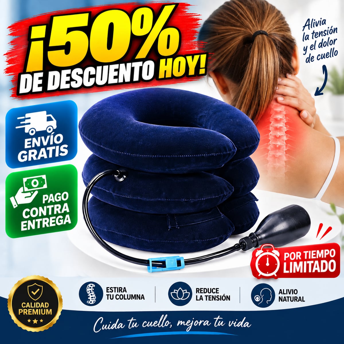 Cervi Relax™ — Libera la tensión. Descansa tu cuello.