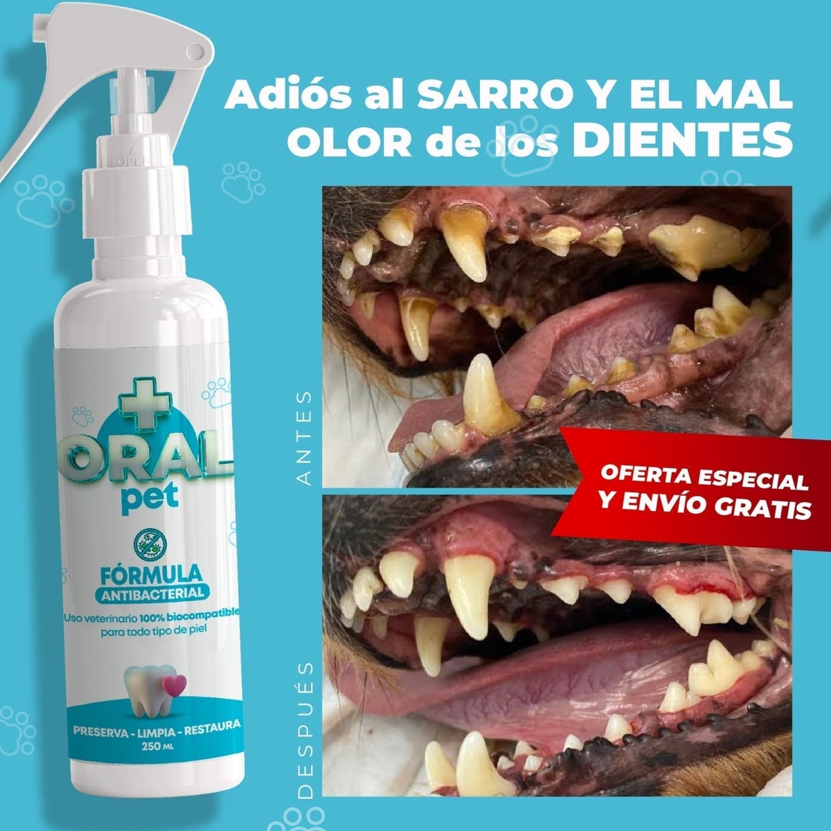 OralPet Spray Higiene Bucal Natural