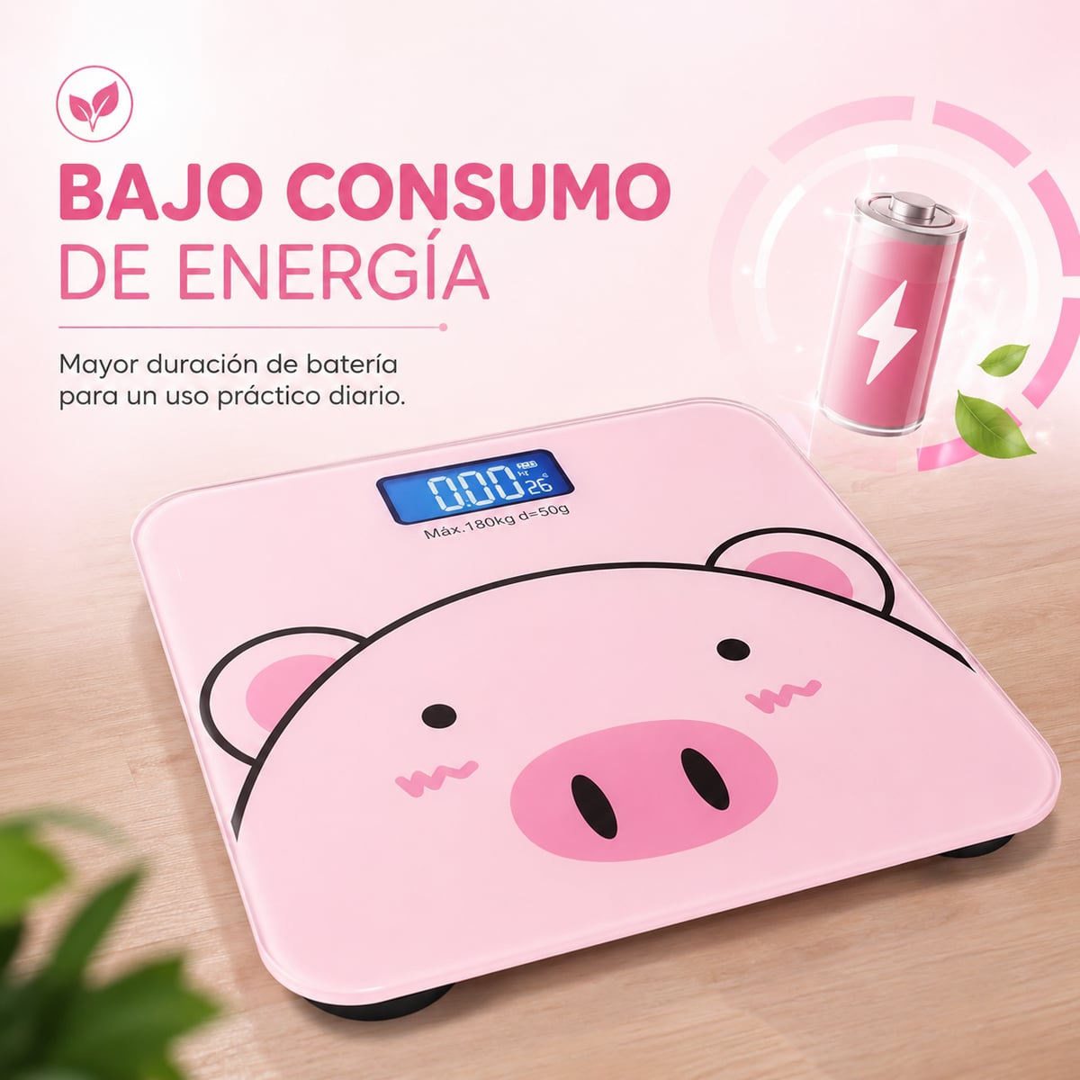 Peso Feliz™ – Balanza Digital de Cerdito
