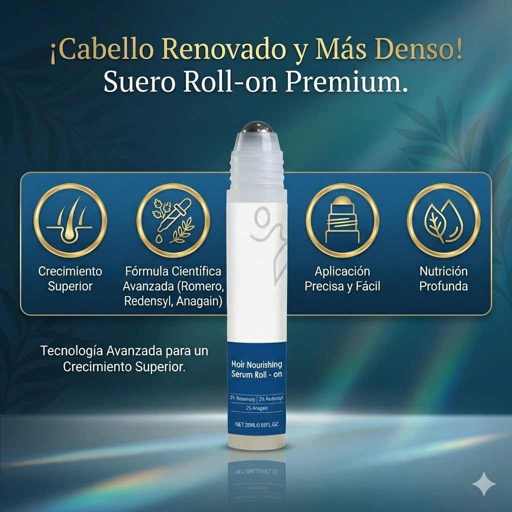 ULTIMAS UNIDADS!! Sérum Capilar Bodywise™ Roll-On con Romero + ENVÍO GRATIS 🎁