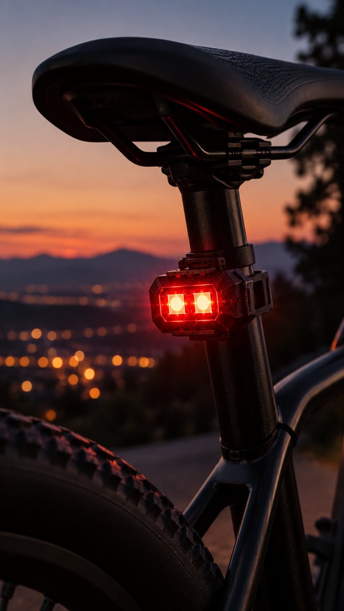VIZIRIDE™ LED / HAZTE VISIBLE, PEDALEA CON CONFIANZA.