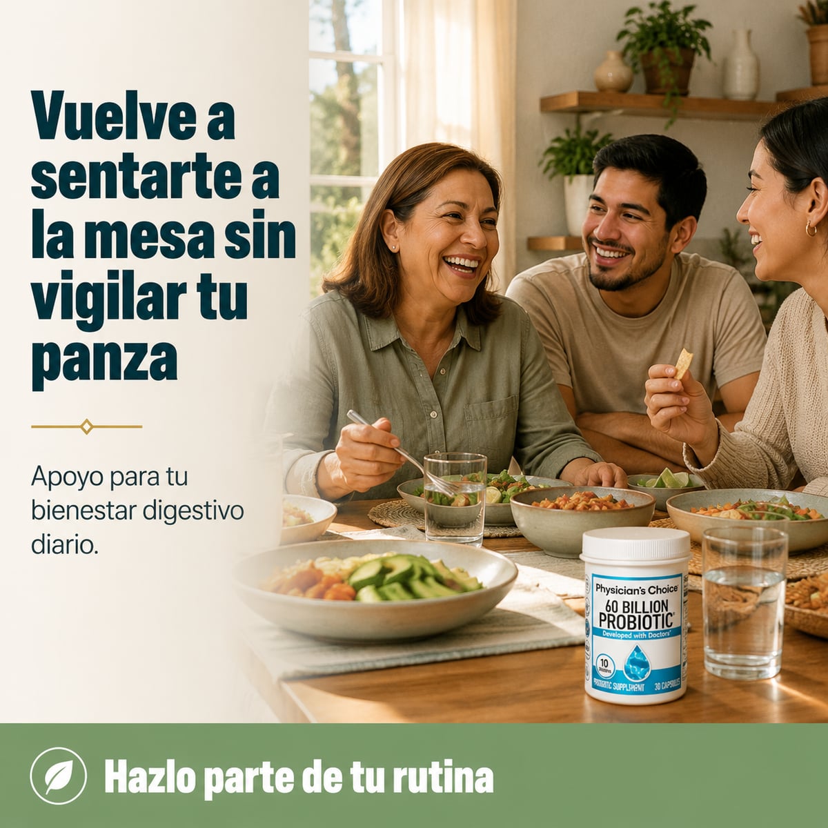 60 Billions Probiotics - Apoyo digestivo