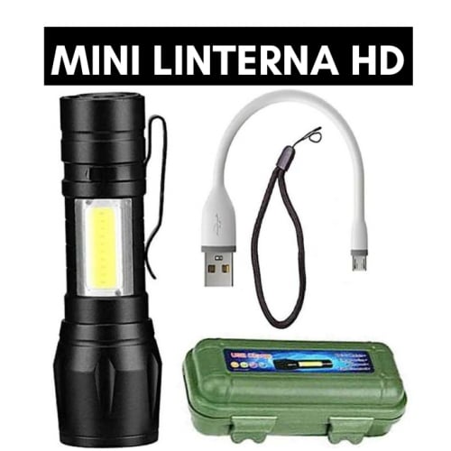 Mini linterna HD