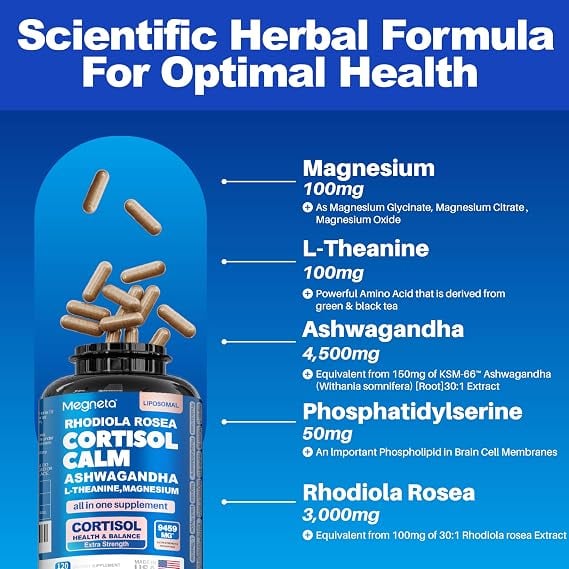 CORTISOL CALM – Equilibrio, Relajación y Bienestar Diario🌿