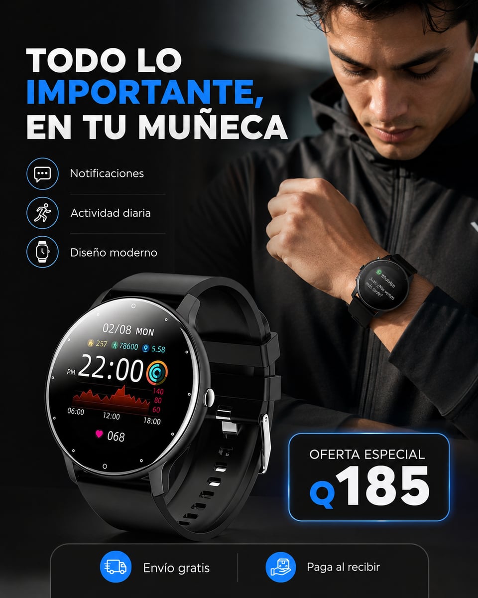 TODO LO QUE NECESITAS, DIRECTO EN TU MUÑECA ⌚