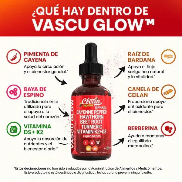 ✨ VASCU GLOW | Mejora la circulación de manera natural y efectiva 🌿💖