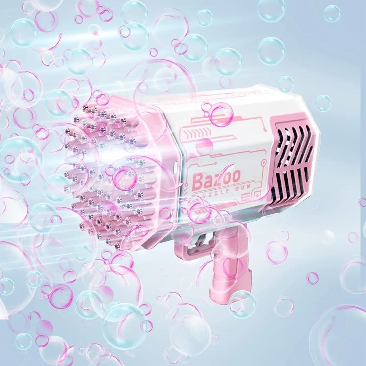 BAZOOKA DE BURBUJAS AZUL 32 Agujeros 2X1