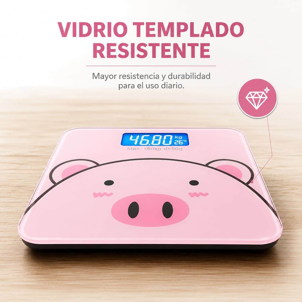 Peso Feliz™ – Balanza Digital de Cerdito