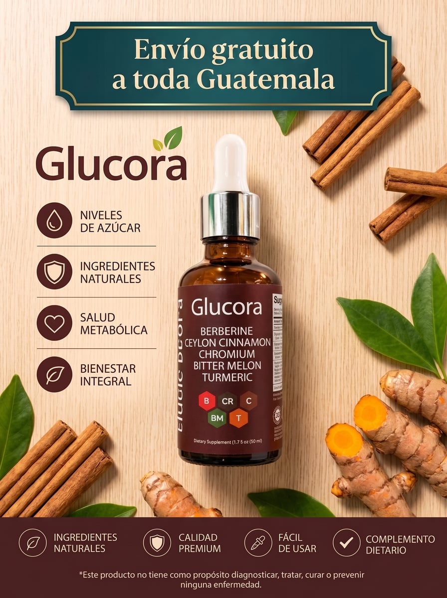 COMBO 2 UNIDADES GLUCORA 50ML + ENVIO GRATIS