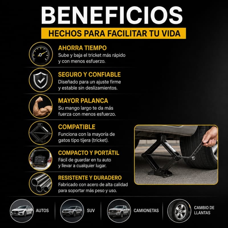 🚗 Llave para gato ⚙️
