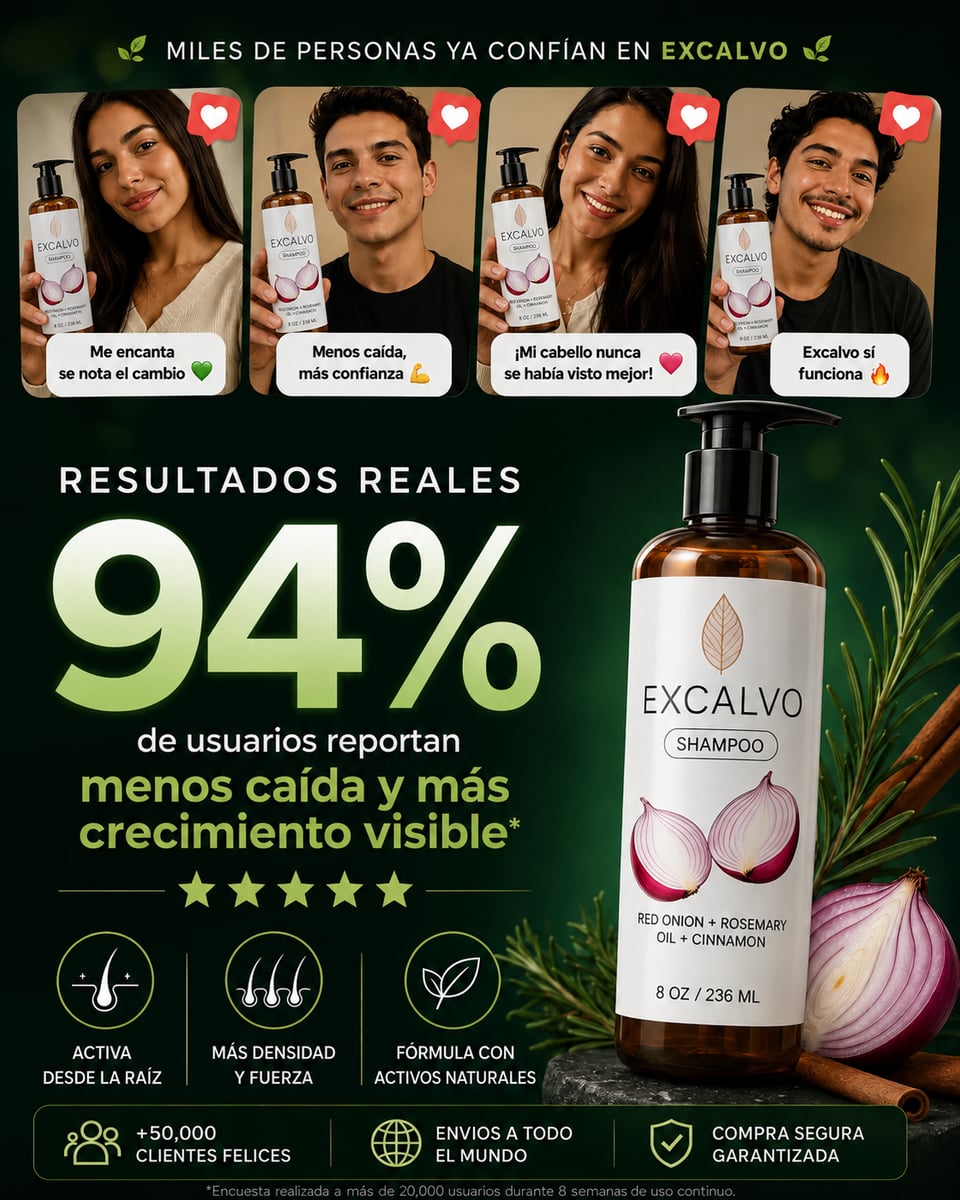 SHAMPOO CRECIMIENTO CAPILAR  - EXCALVO