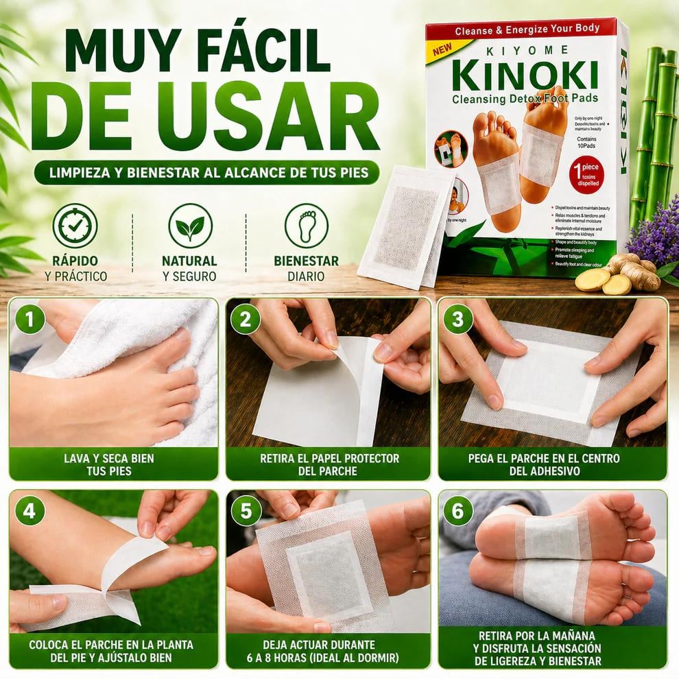 Parches KINOKI DETOX