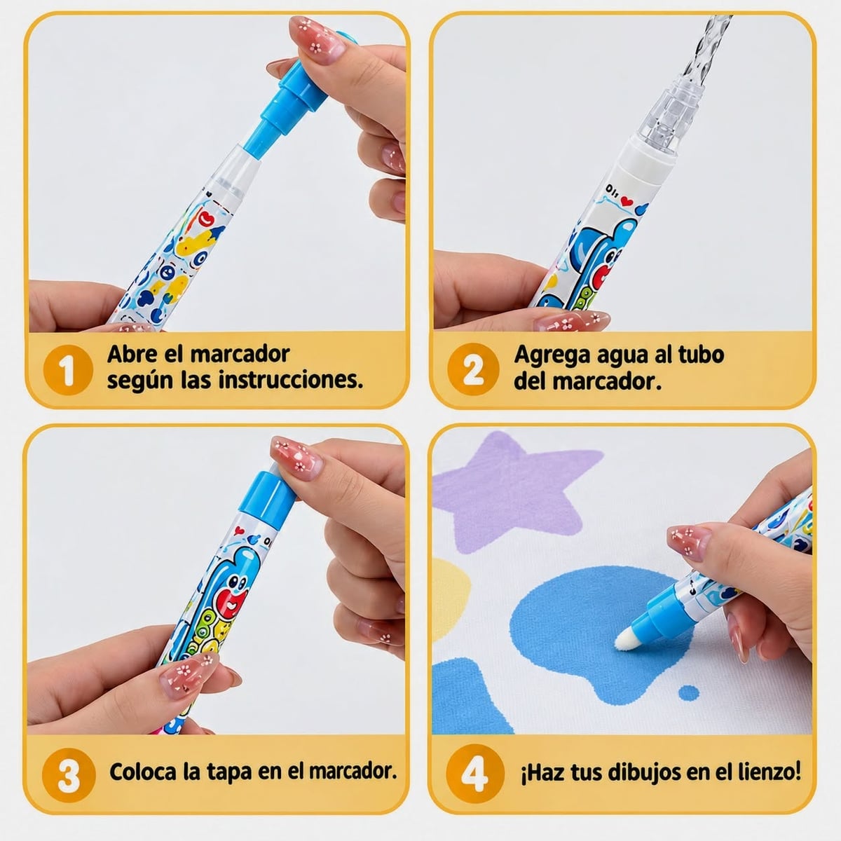 Lienzo Mágico de Agua: ¡Diversión sin manchas!