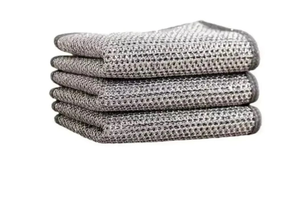 ULTIMAS UNIDADES - SET X12 PAÑOS MÁGICOS CON ACERO INOXIDABLE PARA COCINA + ENVÍO GRATIS🎁