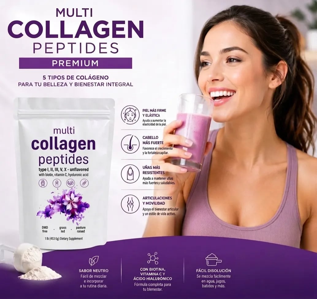 Colágeno Peptides 1 Libra