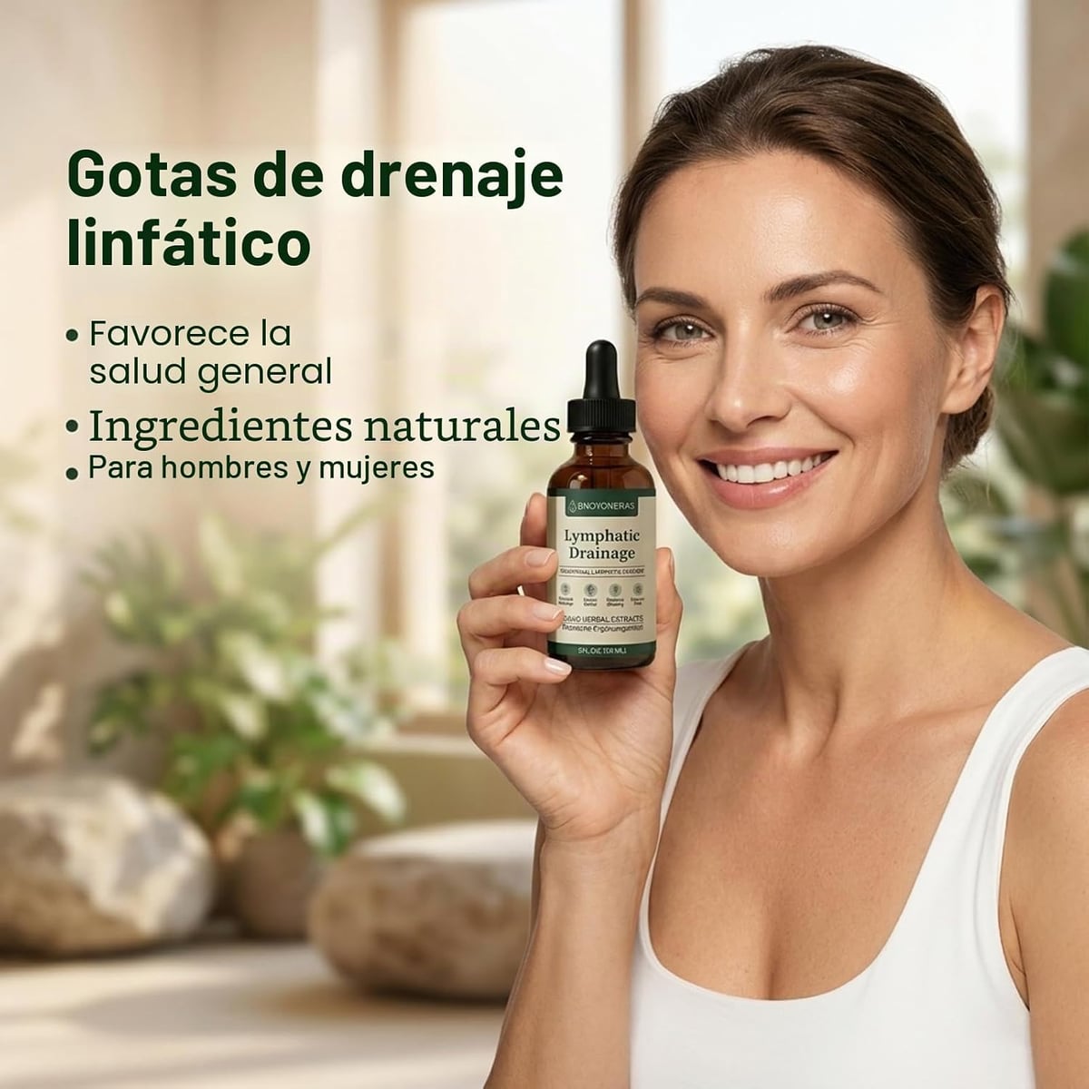 ¡DILE ADIÓS A LA HINCHAZÓN! - LLeva tu Drenaje Linfático Natural (60 ml)+ ENVÍO GRATIS