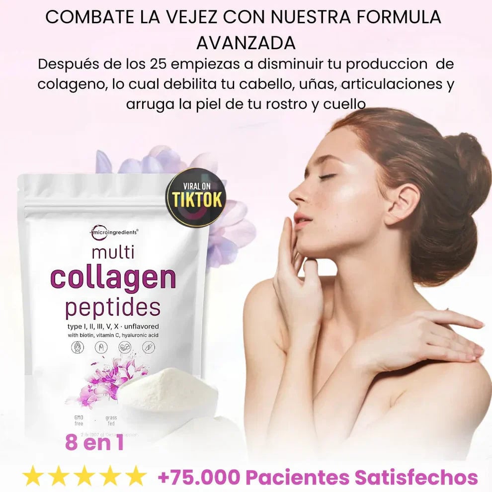 🌟Peptido Multicolageno® – Belleza y Juventud Desde el Interior 🌟 (1 Bolsa Grande) con ENVÍO GRATIS