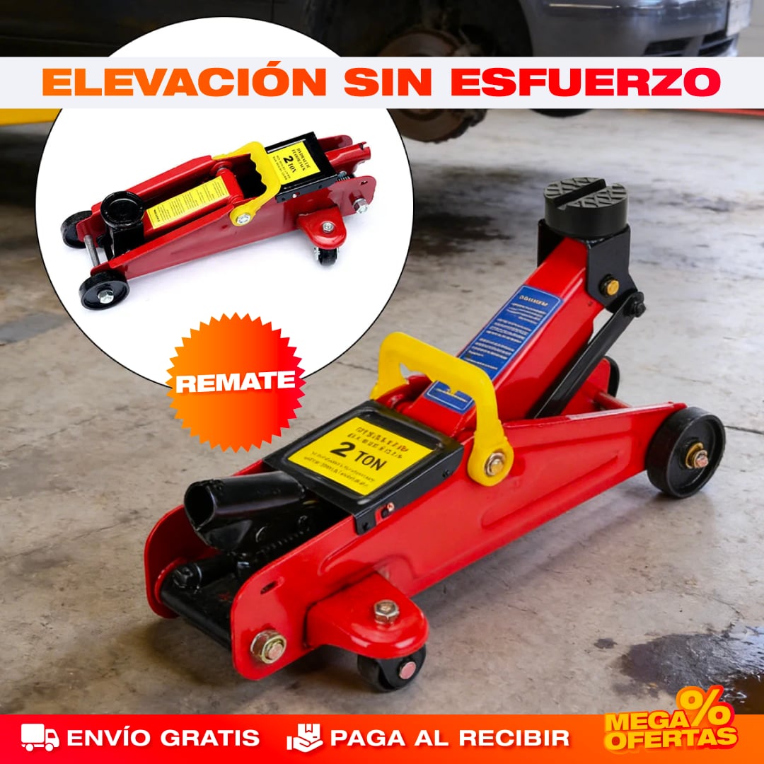 GATO HIDRAULICO HORIZONTAL DE 2 TONELADAS