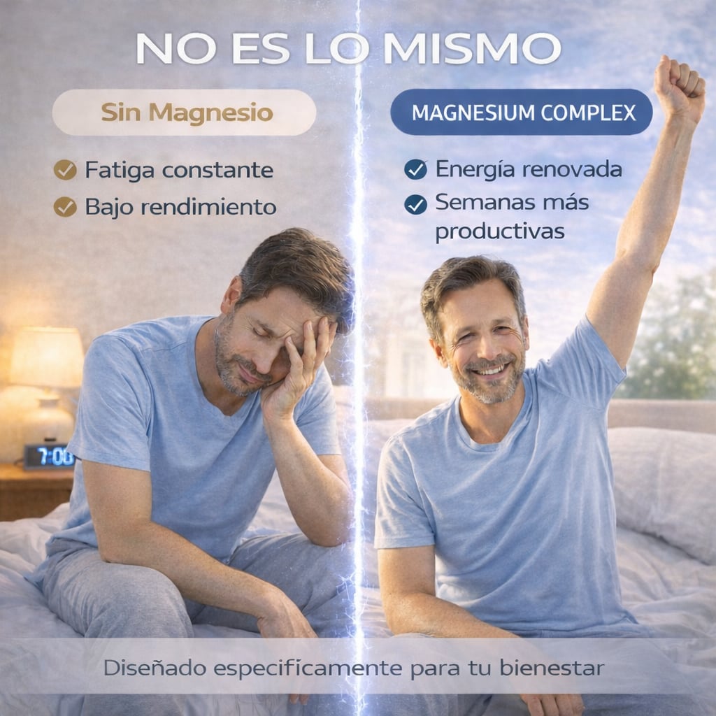 Magnesium Complex TOP ORIGINAL - Energía, descanso y calma en una sola cápsula