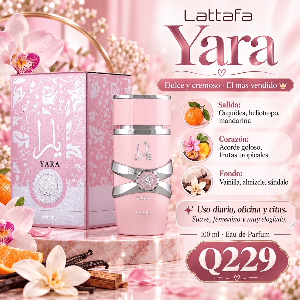 Perfumes Árabes Lattafa Originales – Colección Yara y Asad.