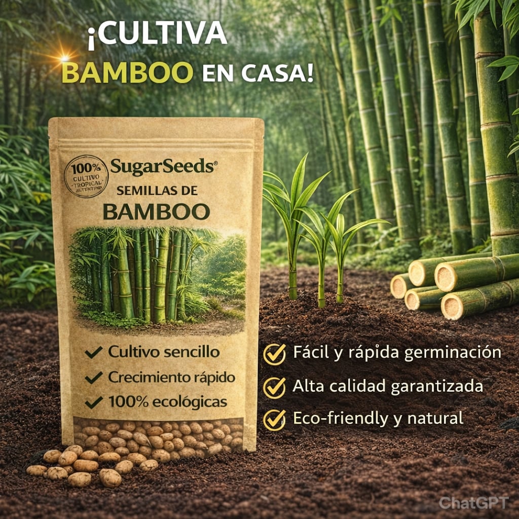 Semillas de PREMIUM ciprés de bambú de la suerte (mas de 100 semillas)