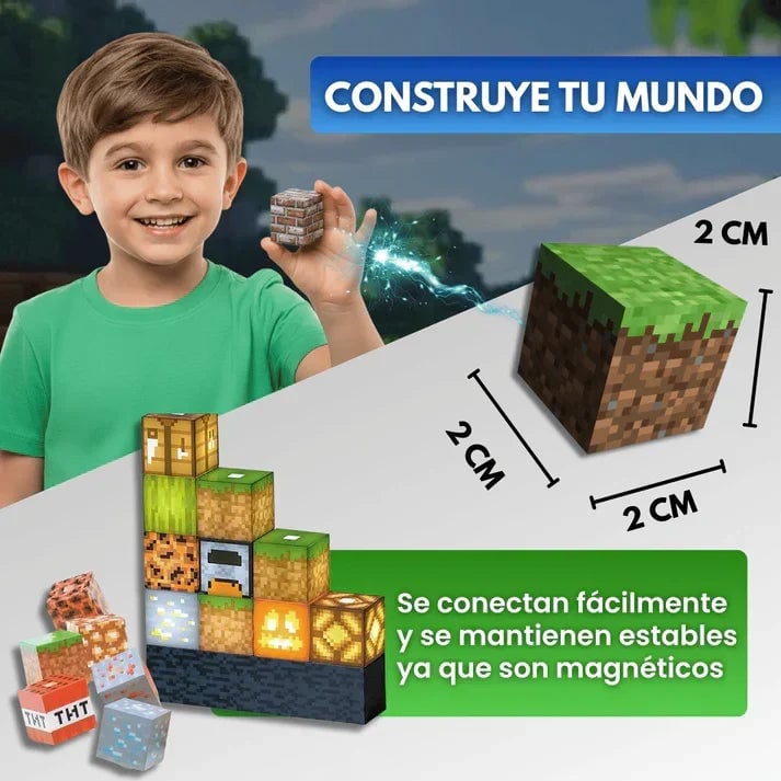MindBlocks™ - 100 Piezas Magnéticas