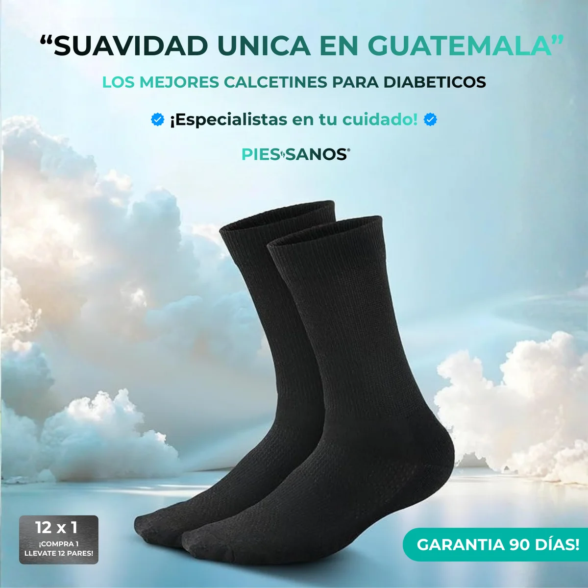 PIES SANOS® PACK 12 PARES