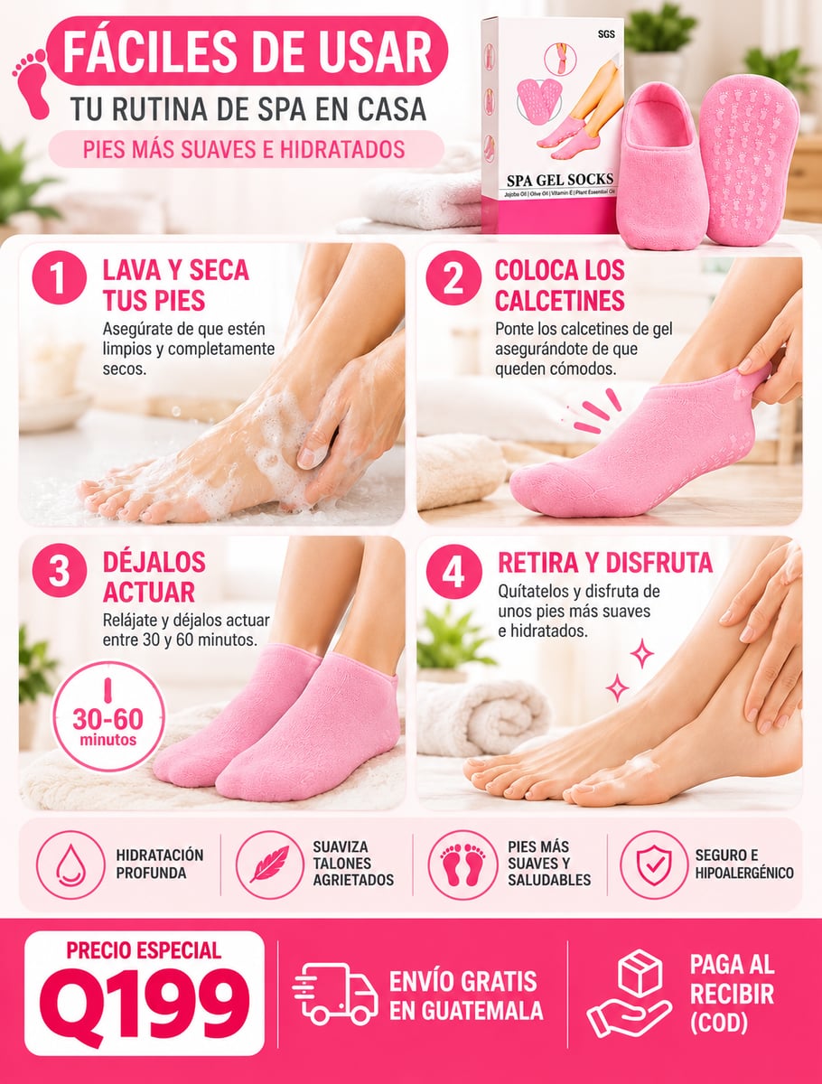 Calcetines Hidratantes de Gel
