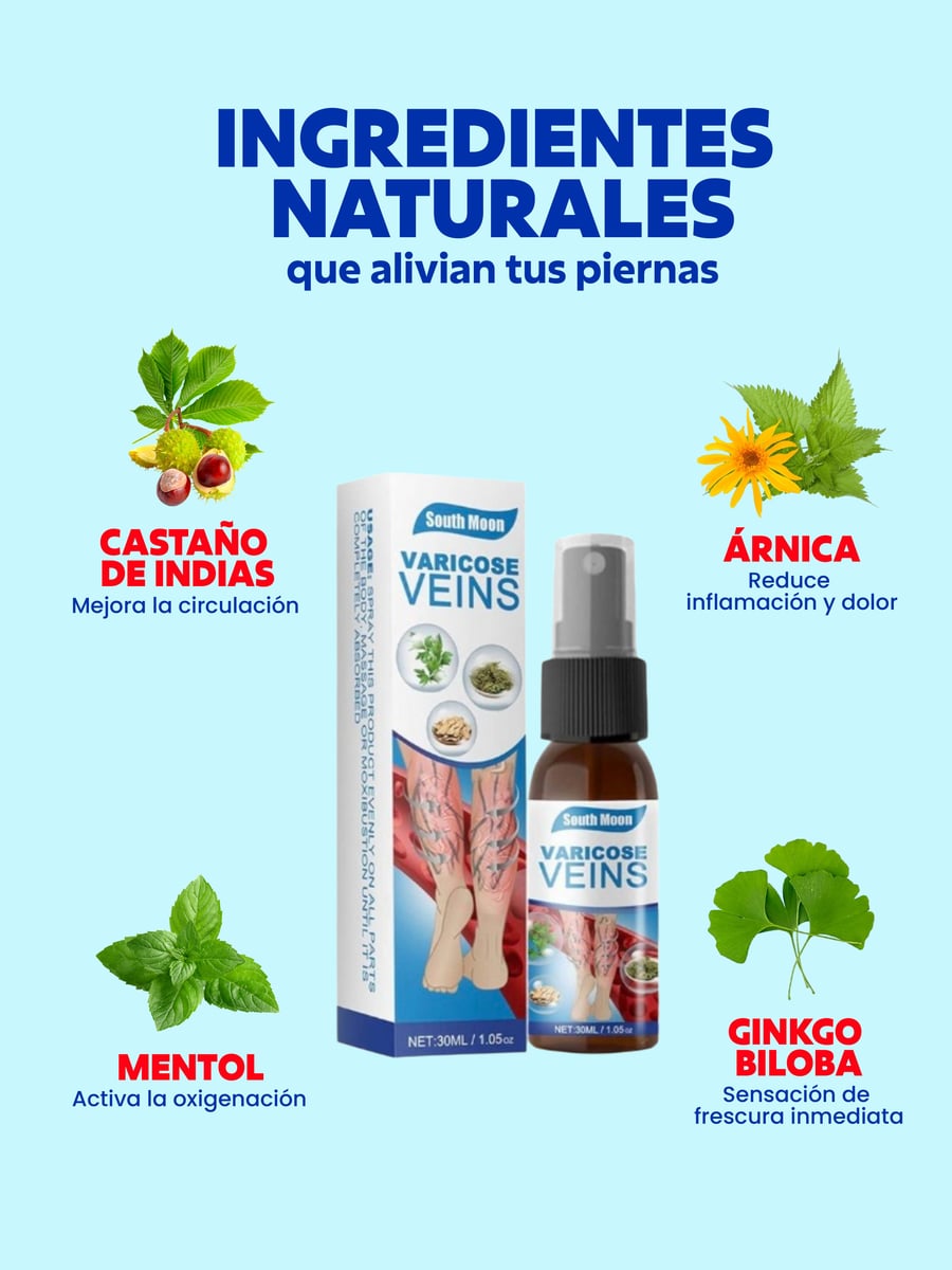 Spray Anti-Varices 100% Natural OFERTA 2 X 1