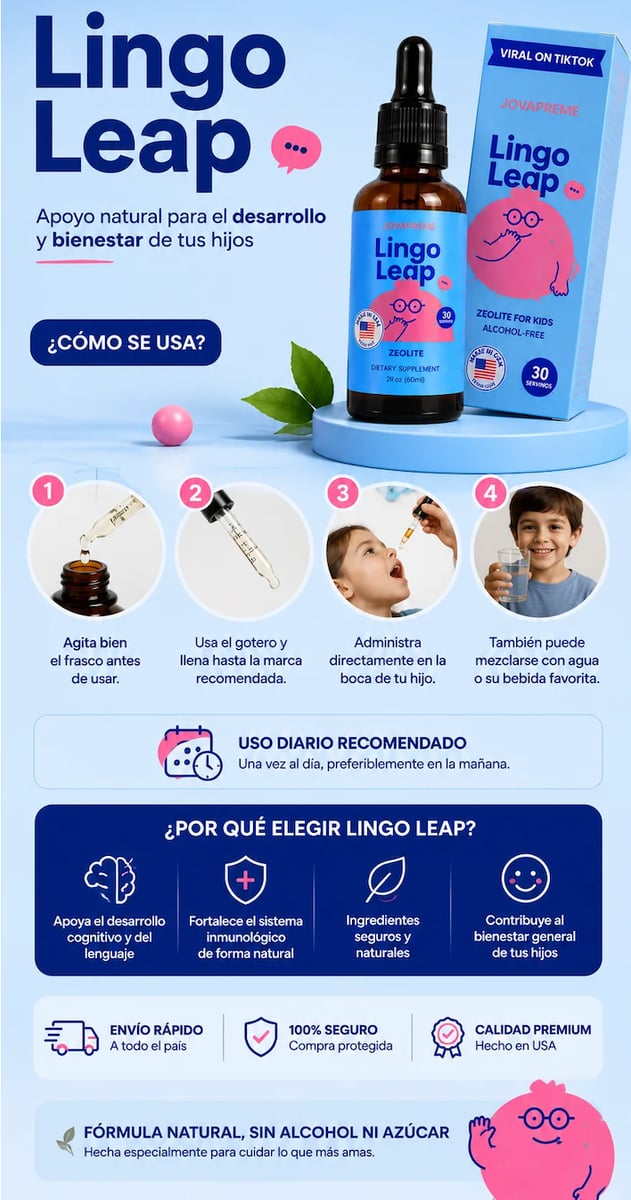 LINGO LEAP® — APOYO NUTRICIONAL PARA EL DESARROLLO INFANTIL