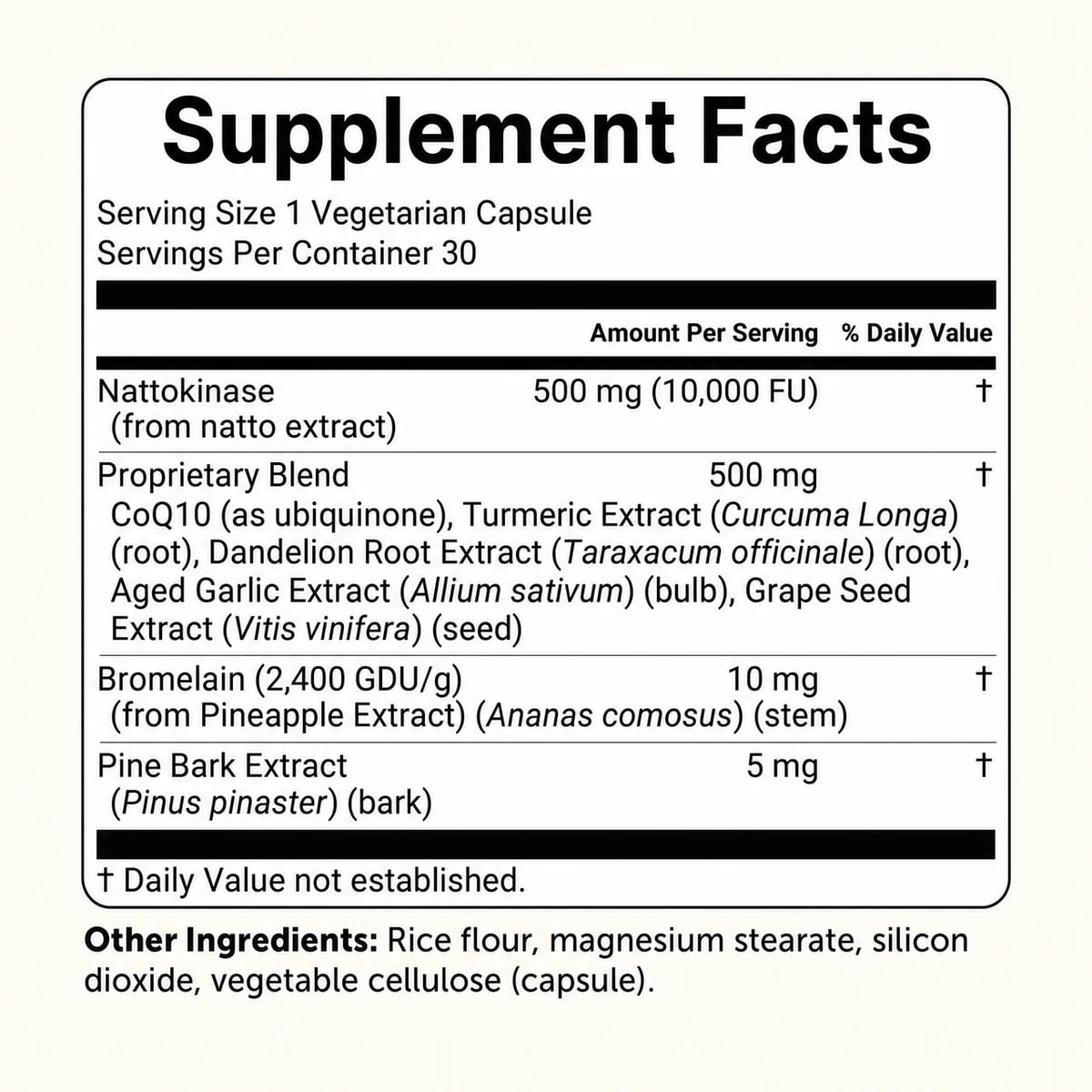 Max Potency Nattokinase 10,000 FU — Circulation Support