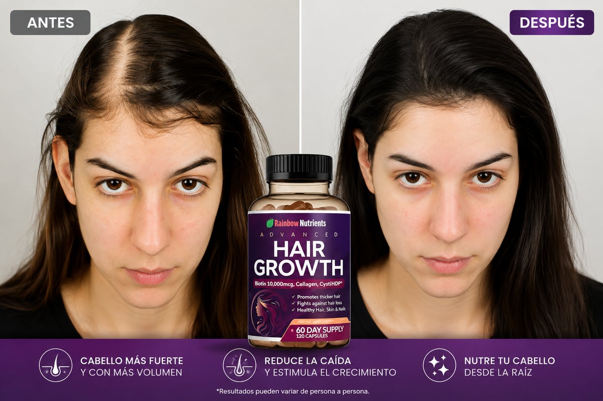 Hair Growth - Cuida tu cuerpo, nutre tu cabello y fortalece tu confianza