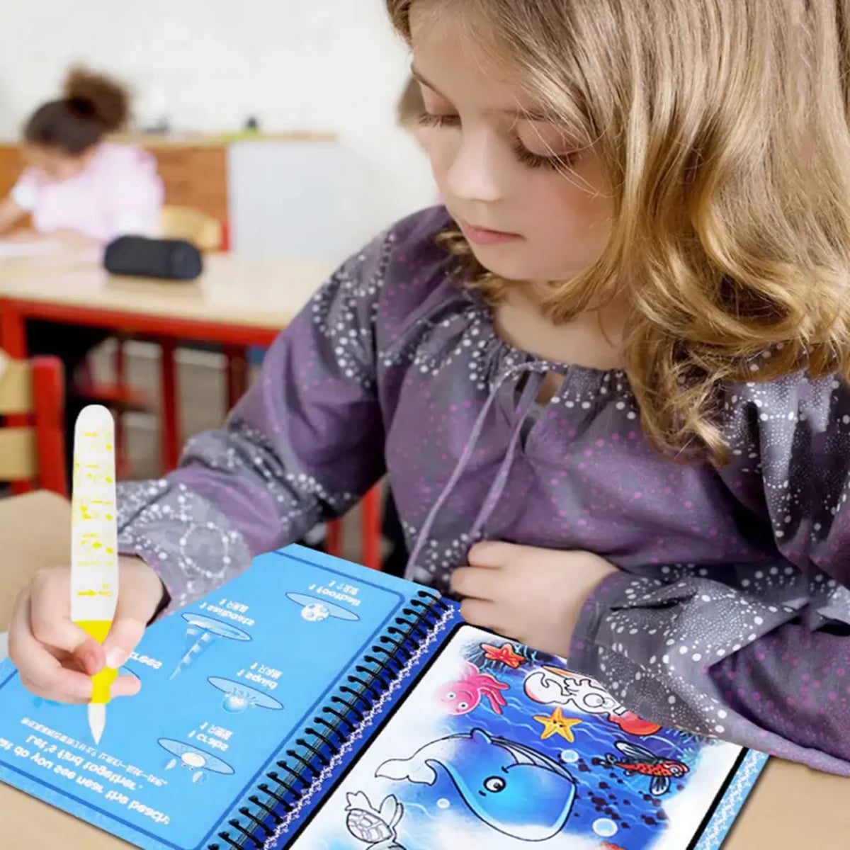 MagicWater™  - Libro reutilizable para niños, que se pinta con agua