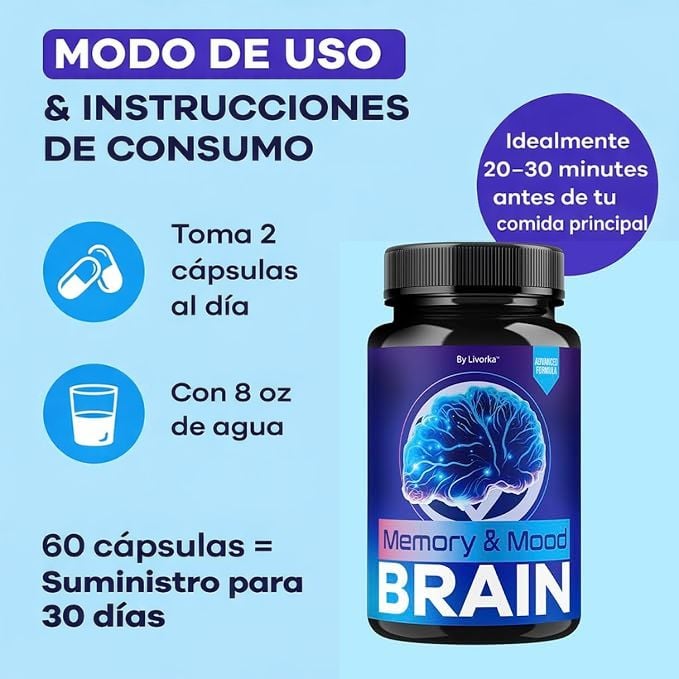 BRAIN - Mayor Enfoque y Claridad Mental para tu Día a Día