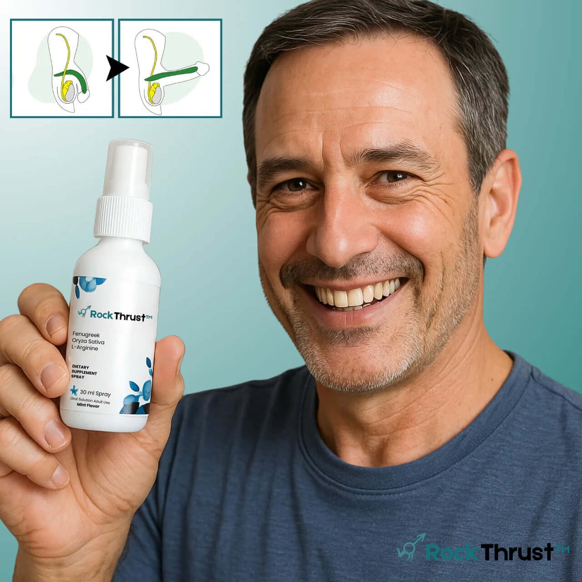 RockThrust™ - Spray Para Erecciones Duras Como Una Roca En 43 Segundos