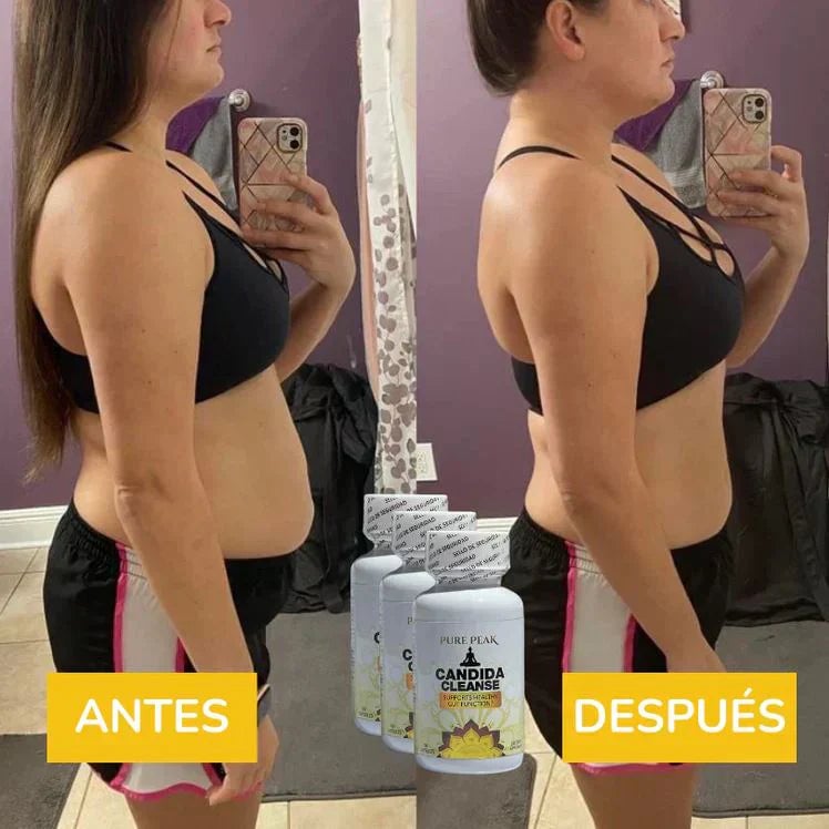 2 x1 Candida Cleanse® – Controla Antojos, Desinflama Abdomen y Combate Cansancio