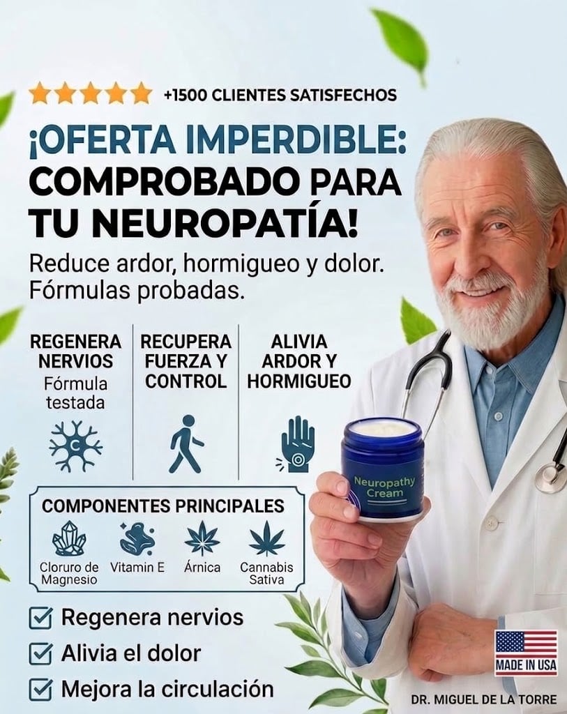 Neuropathy Crema (Alivio del dolor nervioso)