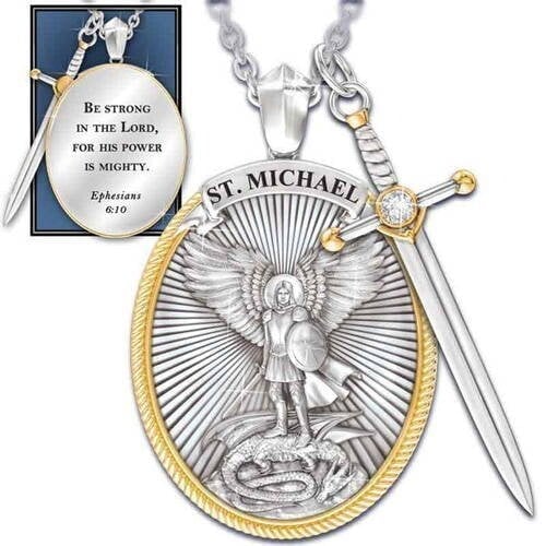 OFERTA 2X1 - Collar de Protección de San Miguel Arcángel + Envío Gratis 🎁