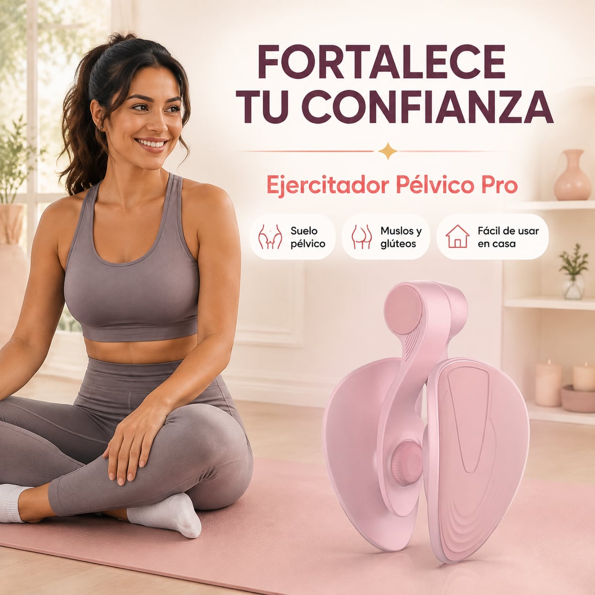 Ejercitador Pélvico Pro: Fortalece, Tonifica y Recupera tu Confianza