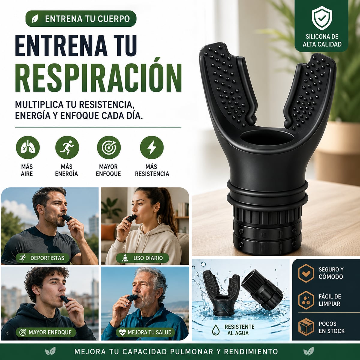 🚀 PulmoForce™ | Entrena tus Pulmones como un Profesional