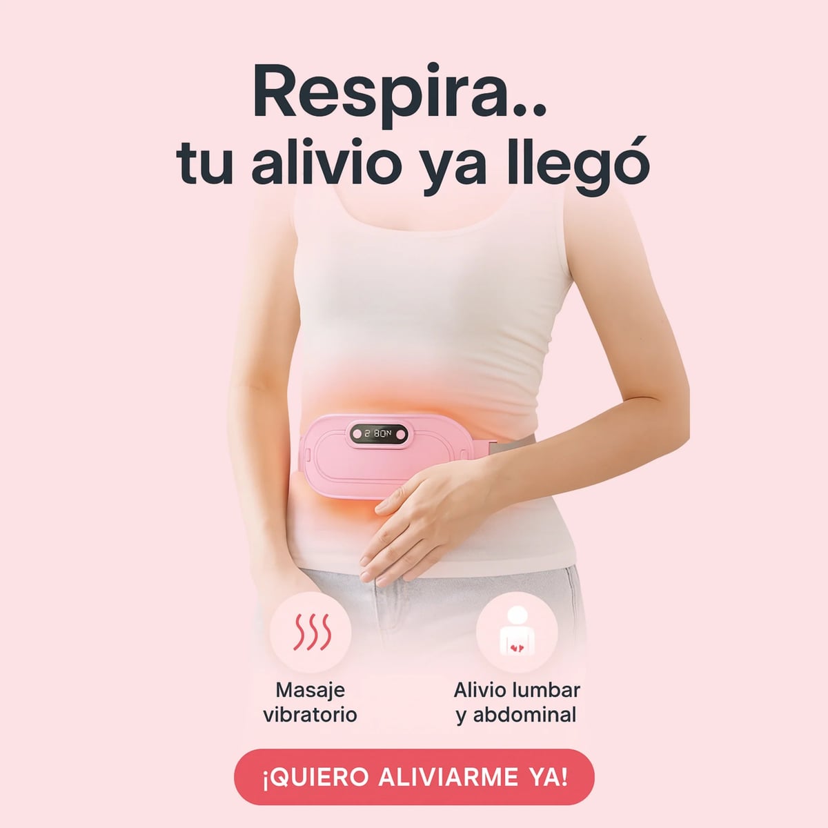 ColicBand™ Cinturón térmico para Cólicos Menstruales