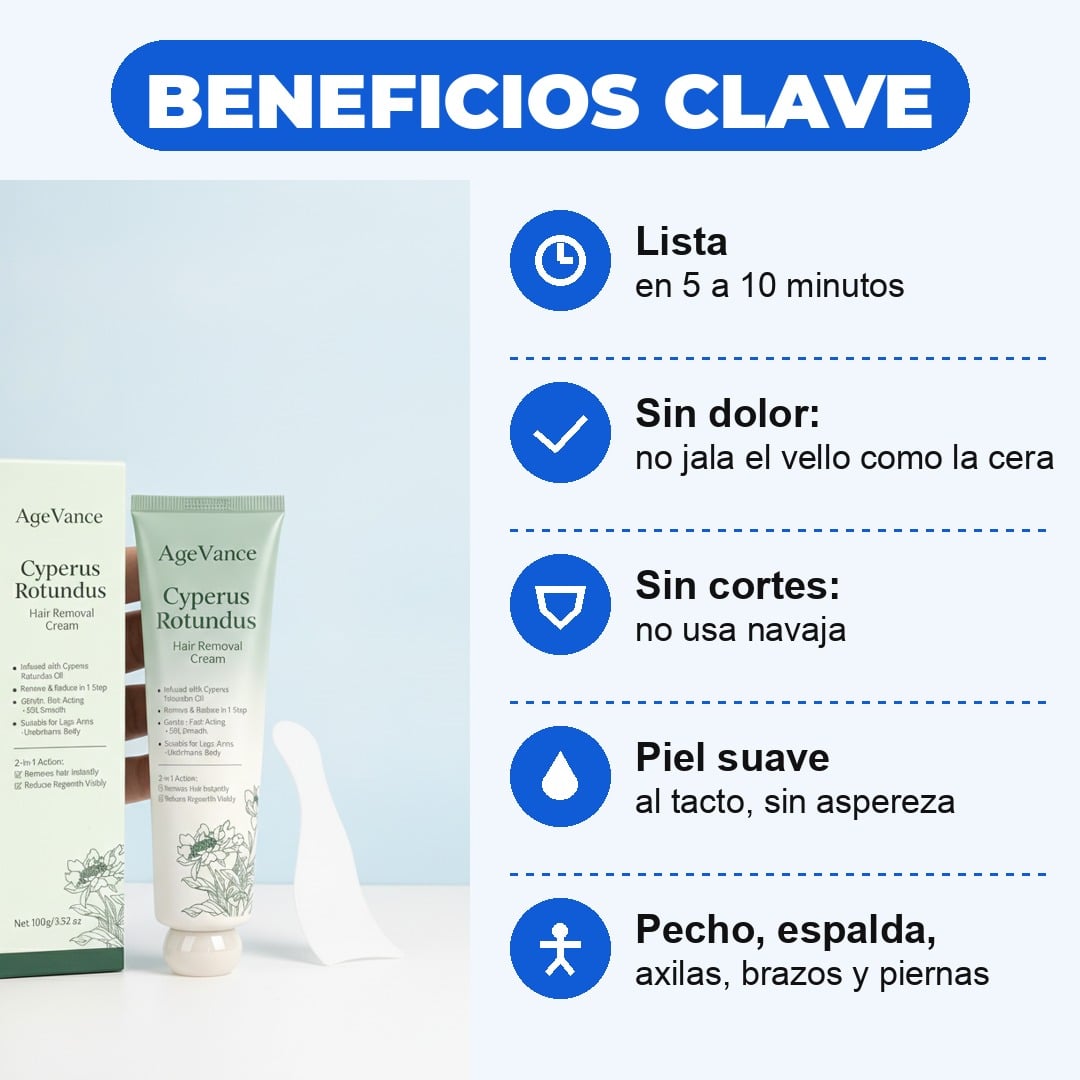 Crema Depilatoria SIN DOLOR para Hombre 🔥 Piel lisa en 10 minutos + Envío Gratis