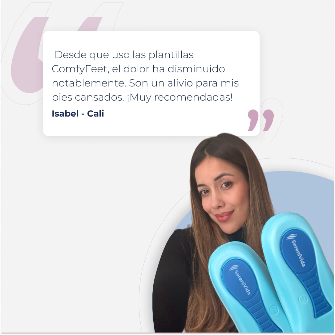 Plantillas ComfyFeet™️ - Disfruta. de días sin dolor, sin tratamientos caros ni visitas al médico...