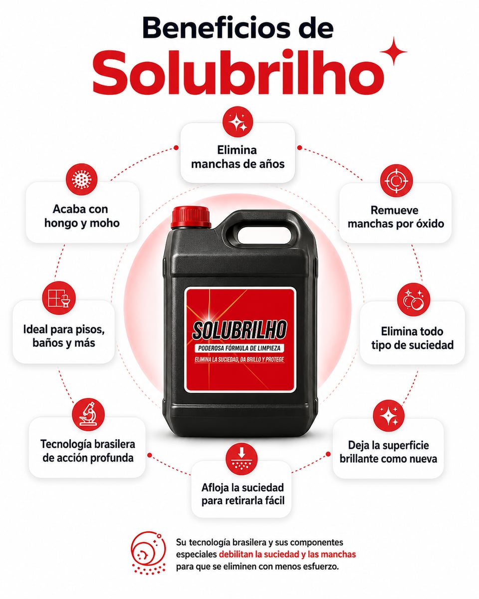SOLUBRILHO — LIMPIEZA ULTRA POTENTE CONTRA MOHO, HONGOS Y MANCHAS DE AÑOS✨