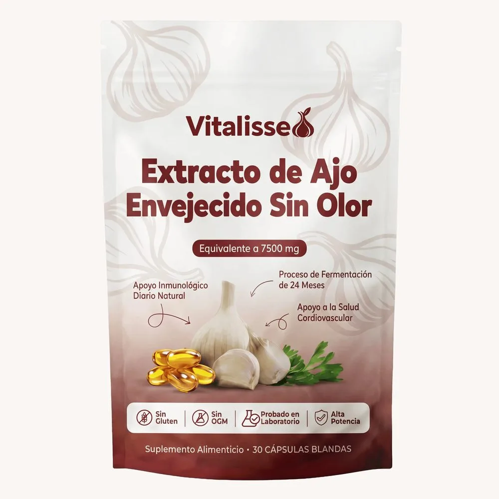 Vitalisse Extracto de Ajo Envejecido Sin Olor
